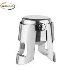 TAPPO CHAMPAGNE ACCIAIO INOSSIDABILE CROMO