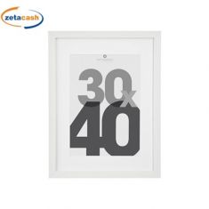 CORNICE PORTAFOTO IN LEGNO BIANCO CM 30X40