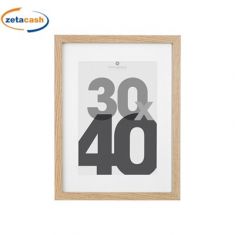 CORNICE PORTAFOTO IN LEGNO NATURALE CM 30X40