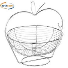 CESTA PER FRUTTA IN METALLO A FORMA DI MELA