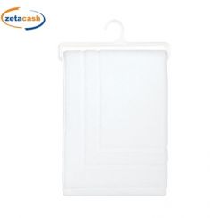 TAPPETO DA BAGNO IN COTONE BIANCO CM 50 X 70