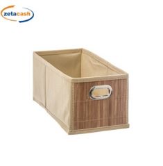 CONTENITORE IN BAMBOO E POLIPROPILENE CM 15X31X15