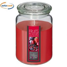 CANDELA PROFUMATA AI FRUTTI ROSSI CON TAPPO 510 GR