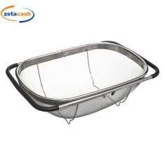 COLINO IN ACCIAIO INOX RETTANG ESTENSIBILE CM37X23XH12