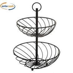 CESTO FRUTTA 2 LIVELLI 27X34 CM