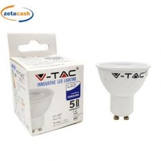 6.5W GU10 RIPPLE PLASTIC SPOTLIGHT SAMSUNG CHIP 6400K