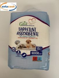 TAPPETINI ASSORBENTI 60 X 90 CM 15 PEZZI
