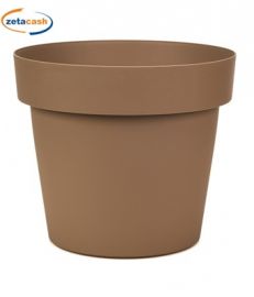 VASO IN PLASTICA MELROSE DIAMETRO CM. 30 MOCCA
