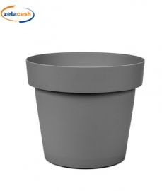 VASO IN PLASTICA MELROSE DIAMETRO CM 30 GRIGIO