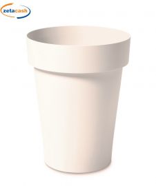 VASO MELROSE BIANCO TONDO 52 CM