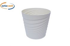 VASO PLASTICA SWING BIANCO DIAMETRO CM.35