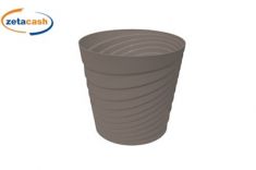 VASO PLASTICA SWING DIAMETRO CM 35 MOCCA