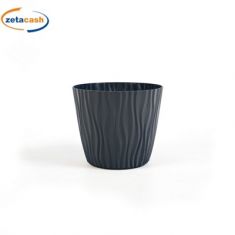 VASO PLASTICA SAHARA ANTRACITE DIAMETRO CM 22