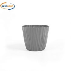 VASO IN PLASTICA SAHARA GRIGIO DIAM. CM 18