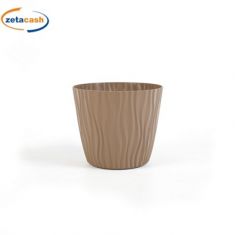 VASO IN PLASTICA SAHARA MOCCA DIAM CM 18