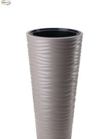 VASO PLASTICA ALTO SAHARA COLORE MOCCA DIAM. CM 35