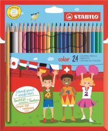 COLORI PASTELLO 24 PZ. STABILO CON COLORI BRILLANTI