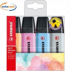 EVIDENZIATORI 4 PZ STABILO