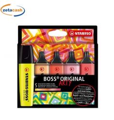 EVIDENZIATORE STABILO BOSS ARTY ORIGINAL 5 PEZZI