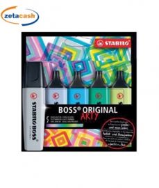 EVIDENZIATORE STABILO BOSS ORIGINAL ARTY 5 PEZZI.