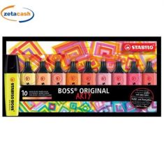 EVIDENZIATORE STABILO BOSS ORIGINAL ARTY 10 PEZZI.