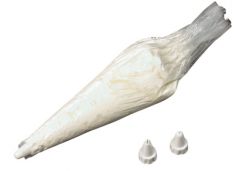 SIRINGA A SACCHETTO MONOUSO CON 3 BECCUCCI 20 PEZZI