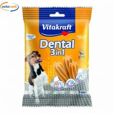 SET 7 STICKS DENTAL 3 IN 1 PER CANI 5 10KG 120 GR