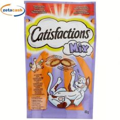 CATISFACTIONS SNACK POLLO E ANATRA 60 GRAMMI.
