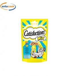 CATISFACTIONS SNACK FORMAGGIO E SALMONE 60 GRAMMI.