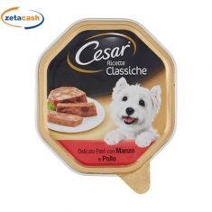 CESAR RICETTE CLASSICHE CON MANZO E POLLO 150 GRAMMI.