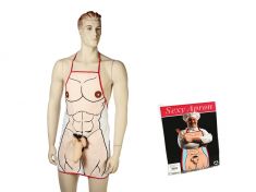 GREMBIULE DA CUCINA SEXY PER UOMO 68 CM X 44 CM