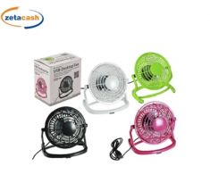 VENTILATORE DA TAVOLO PLASTICA 14 X H15 CM COL ASS