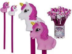 MATITA ROSA CON UNICORNO