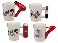 TAZZA IN CERAMICA DONNA CON MANICO 3D