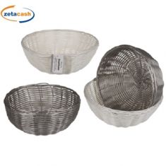 CESTA PER PANE IN PLASTICA 20 X 8 CM 2 COLORI ASSORTITI