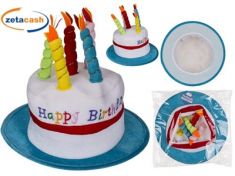 CAPPELLO HAPPY BIRTHDAY CON 5 CANDELINE
