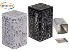 SCATOLA RETTANGOLARE METALLO MODERN 10.5XH18.4 CM COL ASS