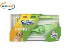 SWIFFER 2 IN 1 CON 8 PANNI CATTURAPOLVERE E MANICO DUSTER