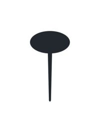 TARGHETTE LAVAGNA OVALE 6 PEZZI CM 8X16