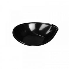 CIOTOLINA NERA IN MELAMINA FORMA GOCCIA DIAM 8 CM