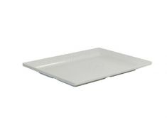 VASSOIO RETTANGOLARE BIANCO IN MELAMINA 30 X 21 CM