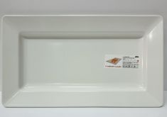 VASSOIO RETTANGOLARE BIANCO MELAMINA 100%