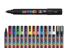 MARCATORE UNIPOSCA NERO TRATTO 1,8mm - 2,5mm