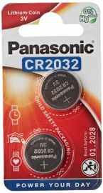 BATTERIE PANASONIC A BOTTONE CR2032 2 PEZZI