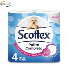 CARTA IGIENICA 4 ROTOLI SCOTTEX