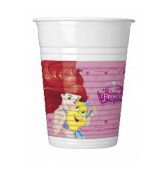 BICCHIERE IN PLASTICA 8 PEZZI PRINCESS