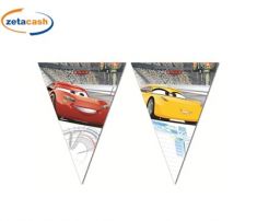 FESTONE CARS 9 BANDIERINE TRIANGOLARI