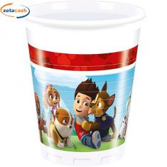 BICCHIERI IN PLASTICA 8 PEZZI PAW PATROL