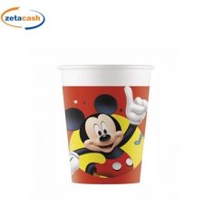 BICCHIERI DI CARTA 8 PEZZI TOPOLINO MICKEY