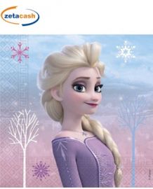 TOVAGLIOLO IN CARTA FROZEN 20 PEZZI 33 X 33 CM